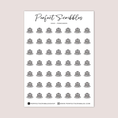 PANCAKES Planner Icon Stickers