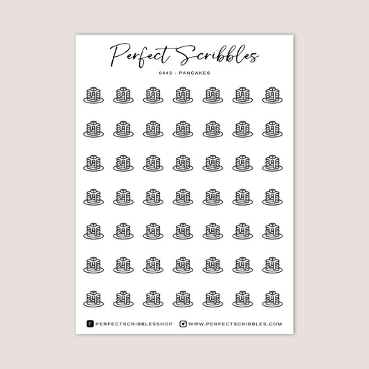 PANCAKES Planner Icon Stickers