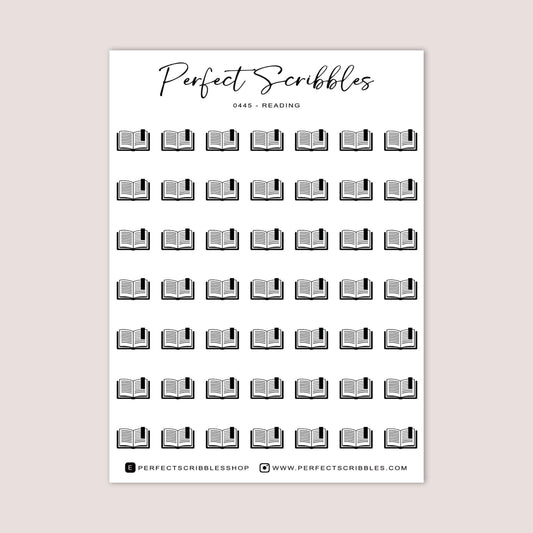 READING Planner Icon Stickers