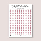 3mm Micro Dots Journaling Stickers | 150 per sheet | For small grids